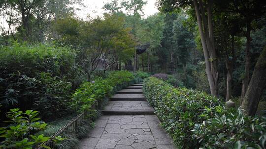 杭州飞来峰永福寺禅院风景