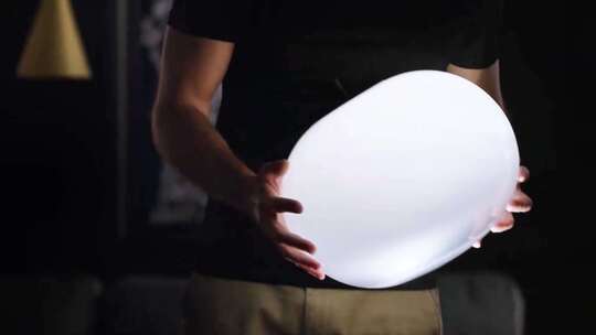 冥想意境灯光光影思考