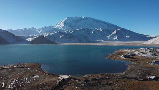 新疆阿克陶县慕士塔格雪山风景