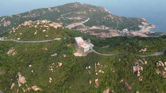 外伶仃岛矿石湖航拍