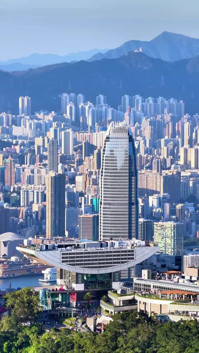 最新4k 15分钟香港航拍宣传片