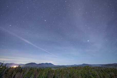 日转夜星空银河星云夜转日