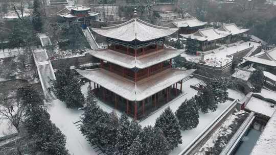 兰州雪景视频素材模板下载