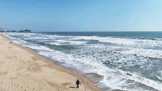 沙滩海浪