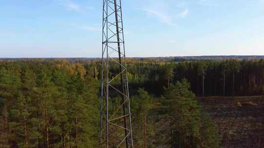 电信塔5g、通信系统无线天线连接系统、移