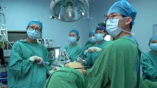 妇科手术（子宫切除）视频素材模板下载