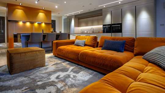 现代风格客厅室内装修