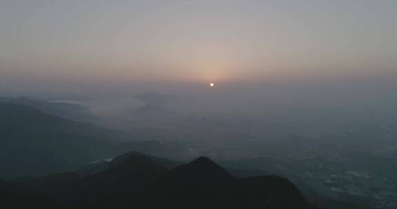 福建 莆田 荔城区 九华山 云海 日出