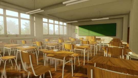 记忆阳光读书致青春教室