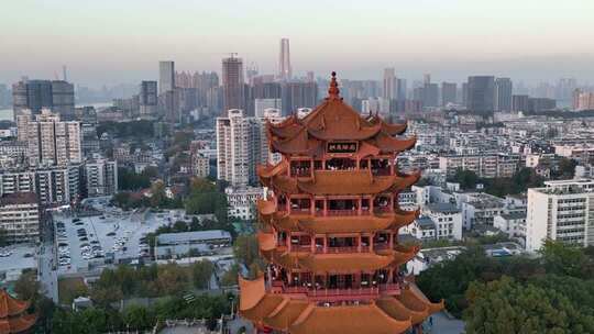 武汉黄鹤楼航拍