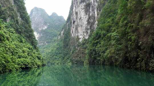 小三峡峡谷河流自然风光