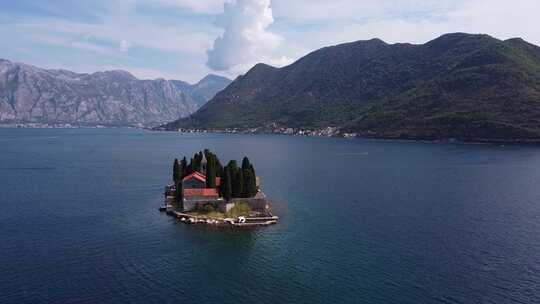 黑山，岛屿，科托尔海岸，Perast