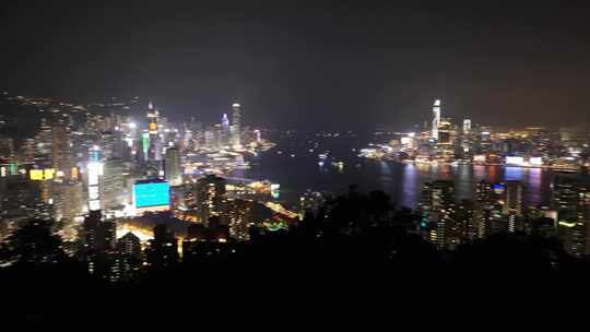 香港夜景航拍