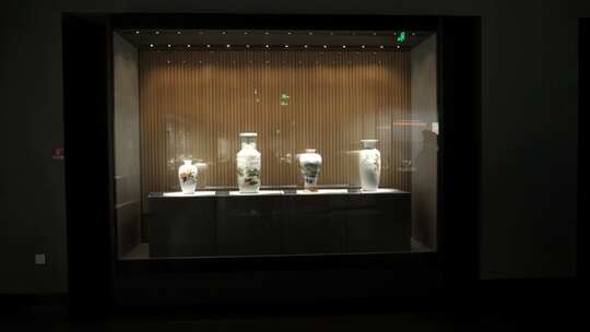 景德镇中国瓷器博物馆陶瓷空镜运镜视频素材模板下载