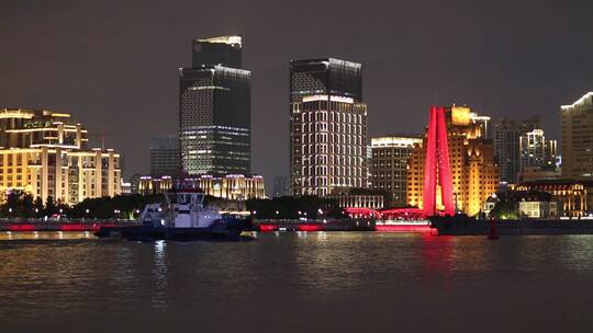 外滩夜景视频素材模板下载