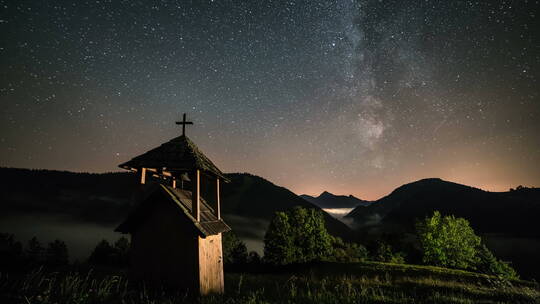 星空景观延时摄影