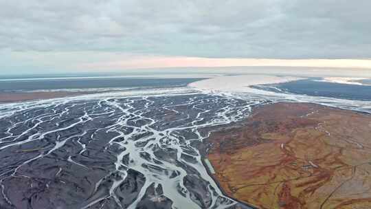 冰帽，Vatnajökull，熔岩，无