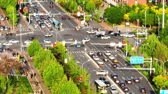 唐山晚高峰城市拥堵