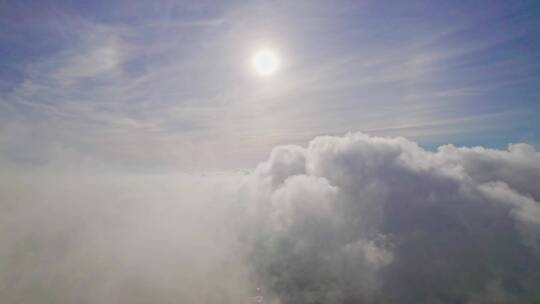 迎着太阳前行 大气背景