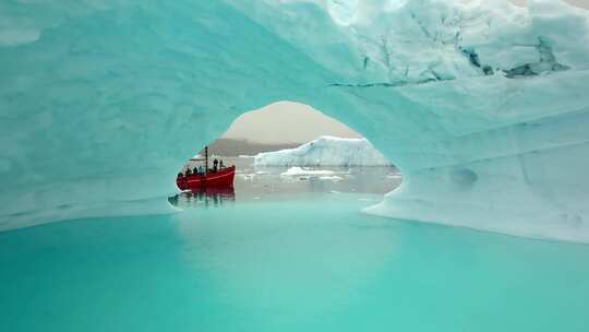冰川考察探索视频素材模板下载