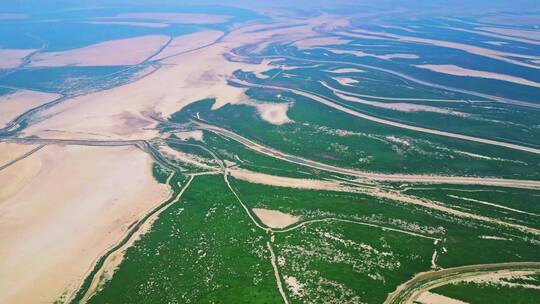 鄱阳湖湿地航拍