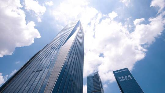 广州市中心CBD城市建筑高楼大厦4k视频