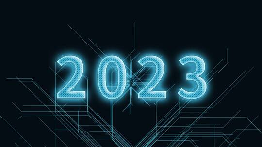 2023三维科技感电路板生长线条场景