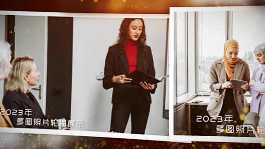 红色复古历史回顾党政党建图文照片展示