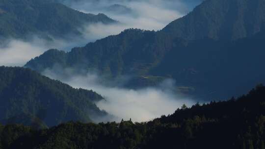 江南高山山峦山峰云雾