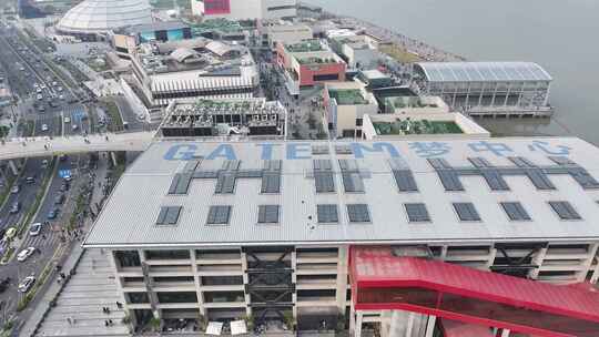 上海徐汇滨江西岸文化艺术中心航拍混剪