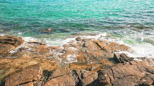 大海海浪海边浪花