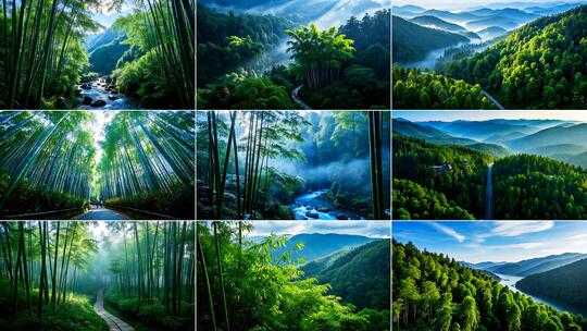 四川省宜宾蜀南竹海旅游度假区高清在线视频素材下载