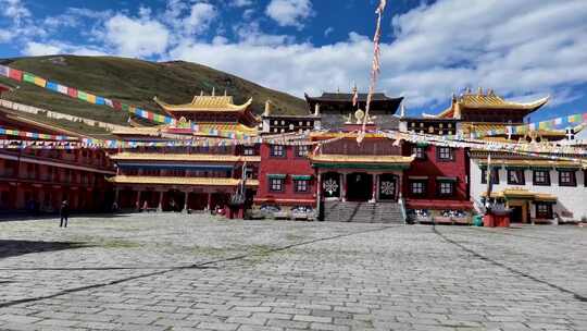 寺庙寺院祈福禅修禅意风景意境古建筑素材