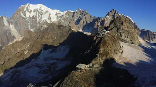 阿尔卑斯山，山脉，峰，游览杜勃朗峰