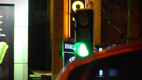 街头红绿灯视频素材模板下载
