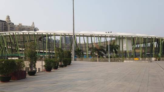 宝安体育馆 新中心区三大标志性建筑之一