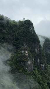 湖南湘西土家族苗寨自治州德夯大峡谷风光4k