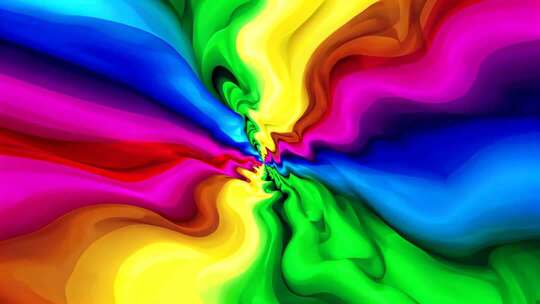 彩色流动抽象艺术背景