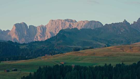 Alpe Di Siusi，白云石，山，