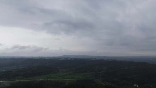 绵阳北川附近的大山与村庄