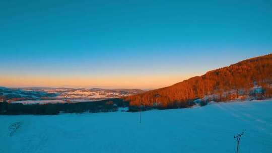 大气雪景日出汽车创意宣传片片头