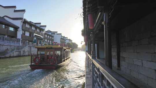 南京夫子庙秦淮河古桃叶渡景区