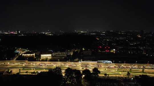 南京城市夜景灯光中华门老门东秦淮河