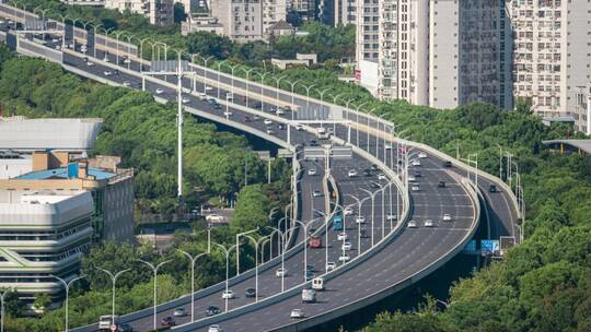 城市交通车流延时