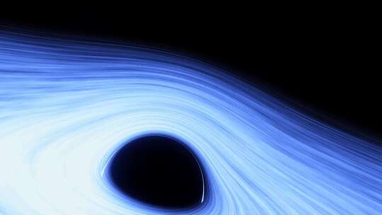 黑洞光效流体粒子