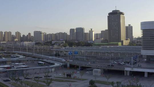 安徽芜湖高铁站、松鼠小镇、长江落日
