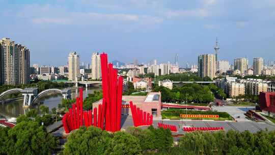 南京渡江战役纪念馆、革命历史展馆、红星视频素材模板下载