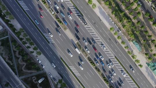 城市车流视频素材模板下载