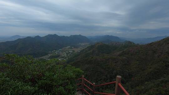 航拍浙江建德大慈岩景区