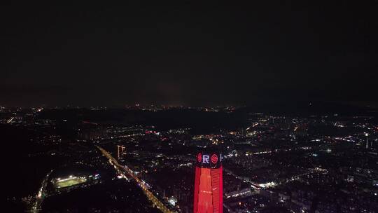 广东省东莞市城市风光航拍